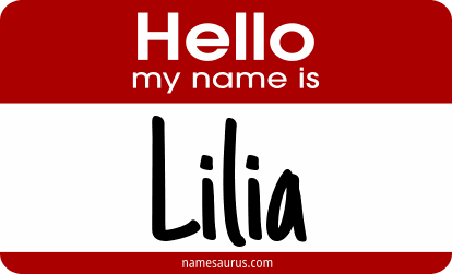 Hello my name is Lilia png download