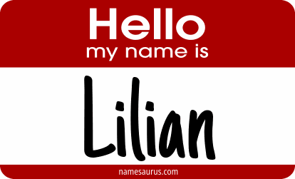 Hello my name is Lilian png download