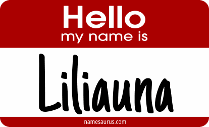 Hello my name is Liliauna png download