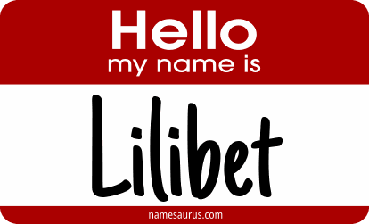 Hello my name is Lilibet png download