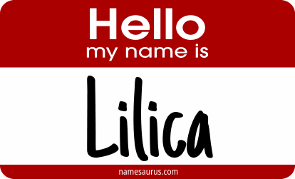 Hello my name is Lilica png download