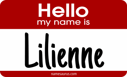 Hello my name is Lilienne png download