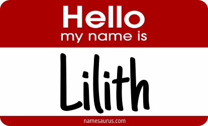 Hello my name is Lilith png download