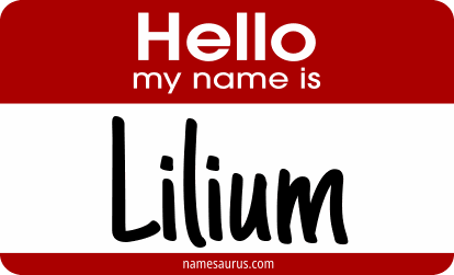 Hello my name is Lilium png download