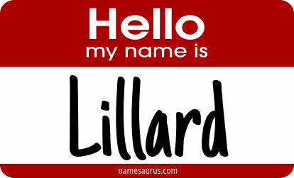 Hello my name is Lillard png download
