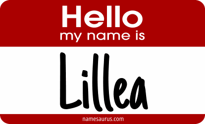 Hello my name is Lillea png download