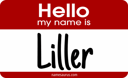 Hello my name is Liller png download