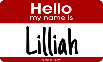 Hello my name is Lilliah png download