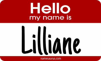 Hello my name is Lilliane png download