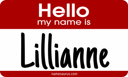 Hello my name is Lillianne png download