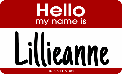 Hello my name is Lillieanne png download