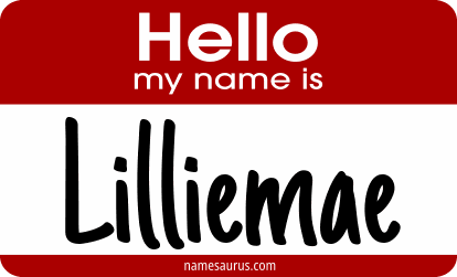 Hello my name is Lilliemae png download