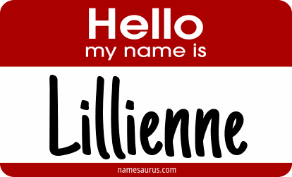Hello my name is Lillienne png download