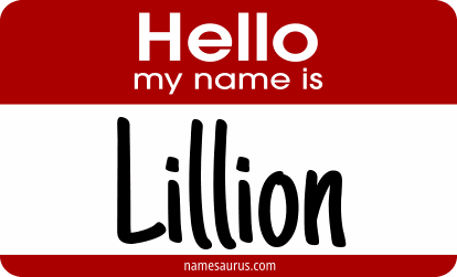 Hello my name is Lillion png download