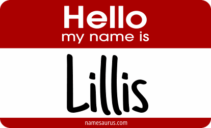 Hello my name is Lillis png download
