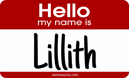 Hello my name is Lillith png download