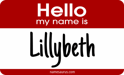 Hello my name is Lillybeth png download