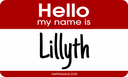 Hello my name is Lillyth png download