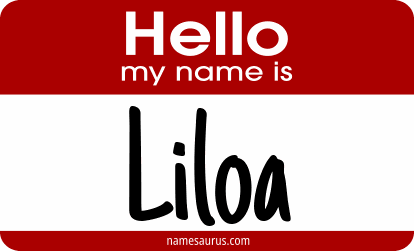 Hello my name is Liloa png download
