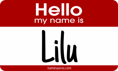 Hello my name is Lilu png download