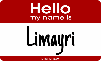 Hello my name is Limayri png download