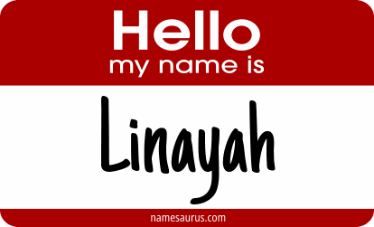 Hello my name is Linayah png download