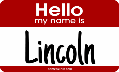 Hello my name is Lincoln png download