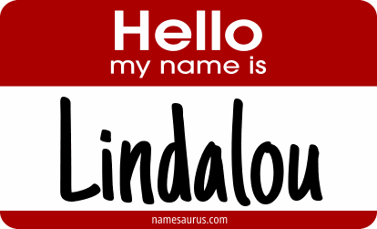 Hello my name is Lindalou png download