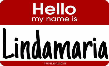 Hello my name is Lindamaria png download