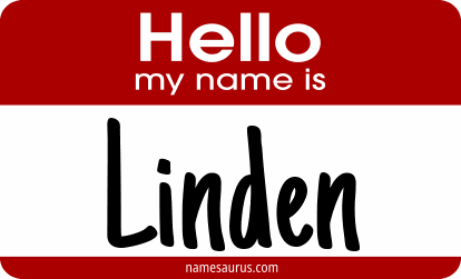 Hello my name is Linden png download