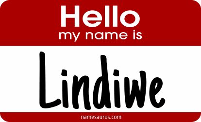 Hello my name is Lindiwe png download