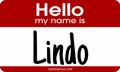 Hello my name is Lindo png download
