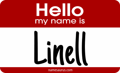Hello my name is Linell png download
