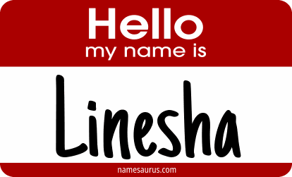 Hello my name is Linesha png download