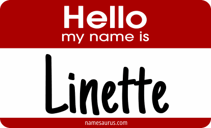 Hello my name is Linette png download