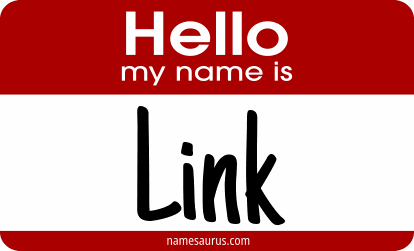 Hello my name is Link png download
