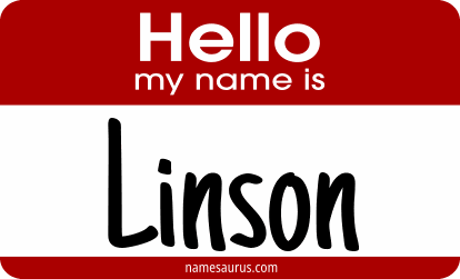 Hello my name is Linson png download