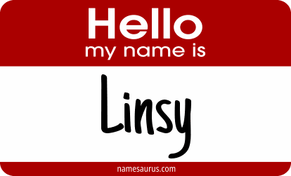 Hello my name is Linsy png download