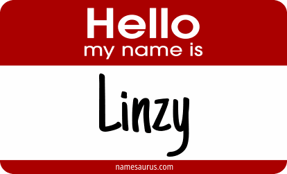 Hello my name is Linzy png download