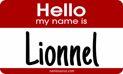 Hello my name is Lionnel png download