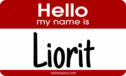Hello my name is Liorit png download