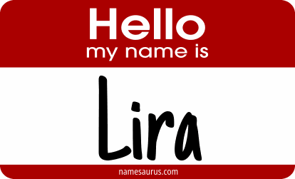 Hello my name is Lira png download
