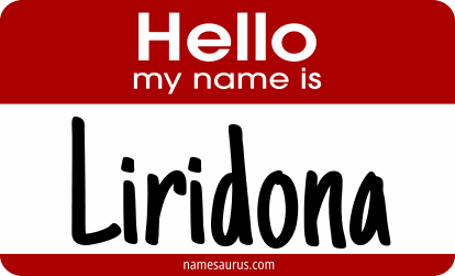 Hello my name is Liridona png download