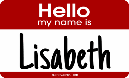 Hello my name is Lisabeth png download