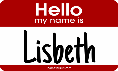 Hello my name is Lisbeth png download