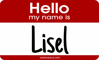 Hello my name is Lisel png download