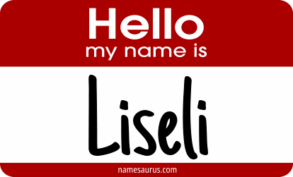 Hello my name is Liseli png download