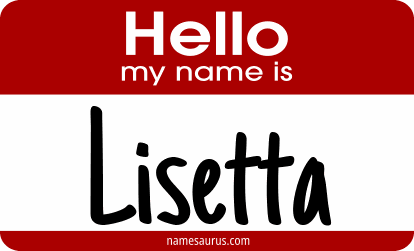Hello my name is Lisetta png download