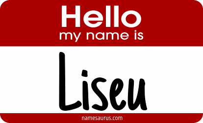 Hello my name is Liseu png download