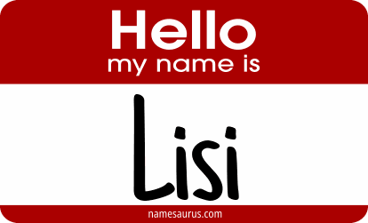 Hello my name is Lisi png download
